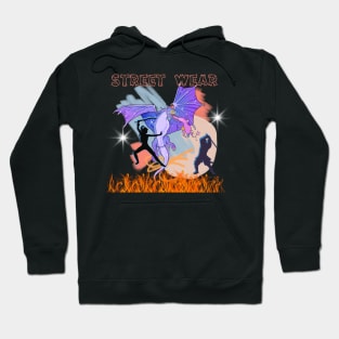 Dragon Fight Street Wear Hoodie